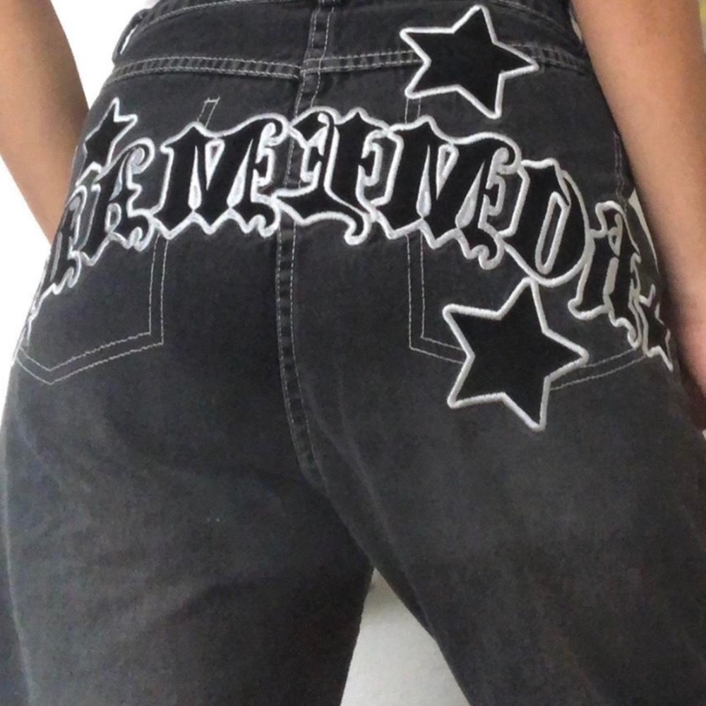 adorable gothic jeans